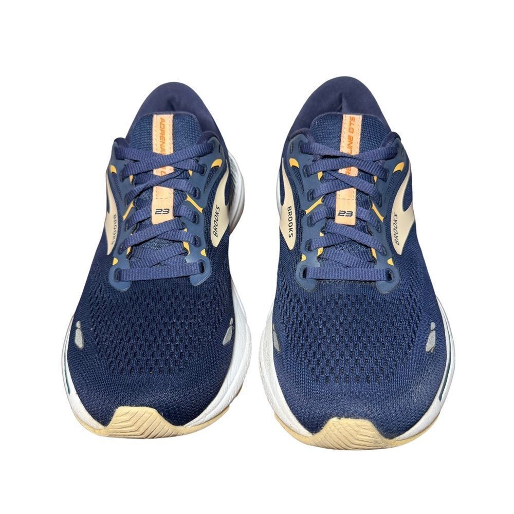 Women’s Brooks Adrenaline 23 Navy and Gold Sneakers size 8 B - Picture 3 of 6